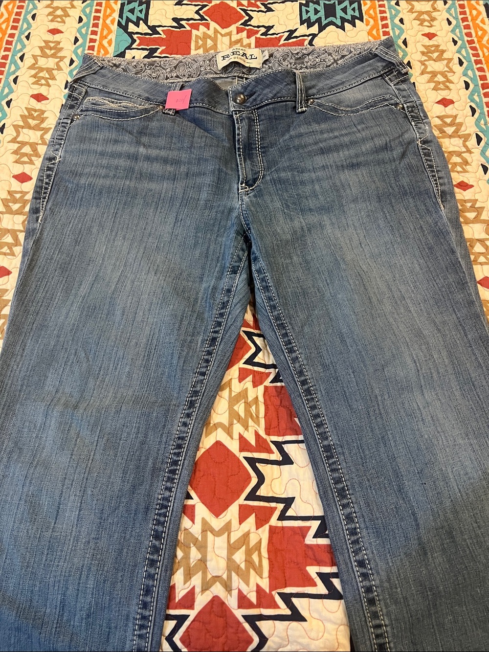 Ariat REAL DENIM Women's Light Blue Boot Cut Jeans